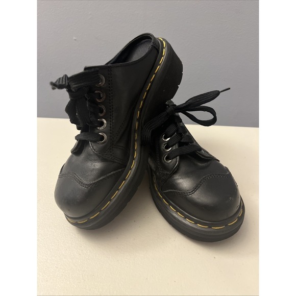 RARE Dr Doc Martens 9936 Oxford Platforms Women's Sz 6 Made In England Clogs Tie - Picture 1 of 13